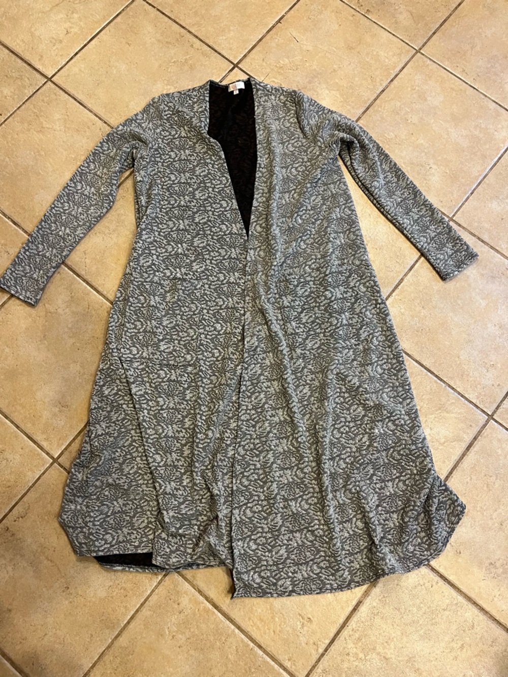 LuLaRoe Dress Long Cardigan with Pockets